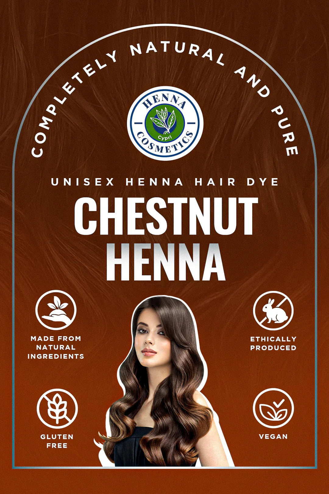 Warm and Natural: How to Get Chestnut Hair with Our 100% Herbal Henna Mix