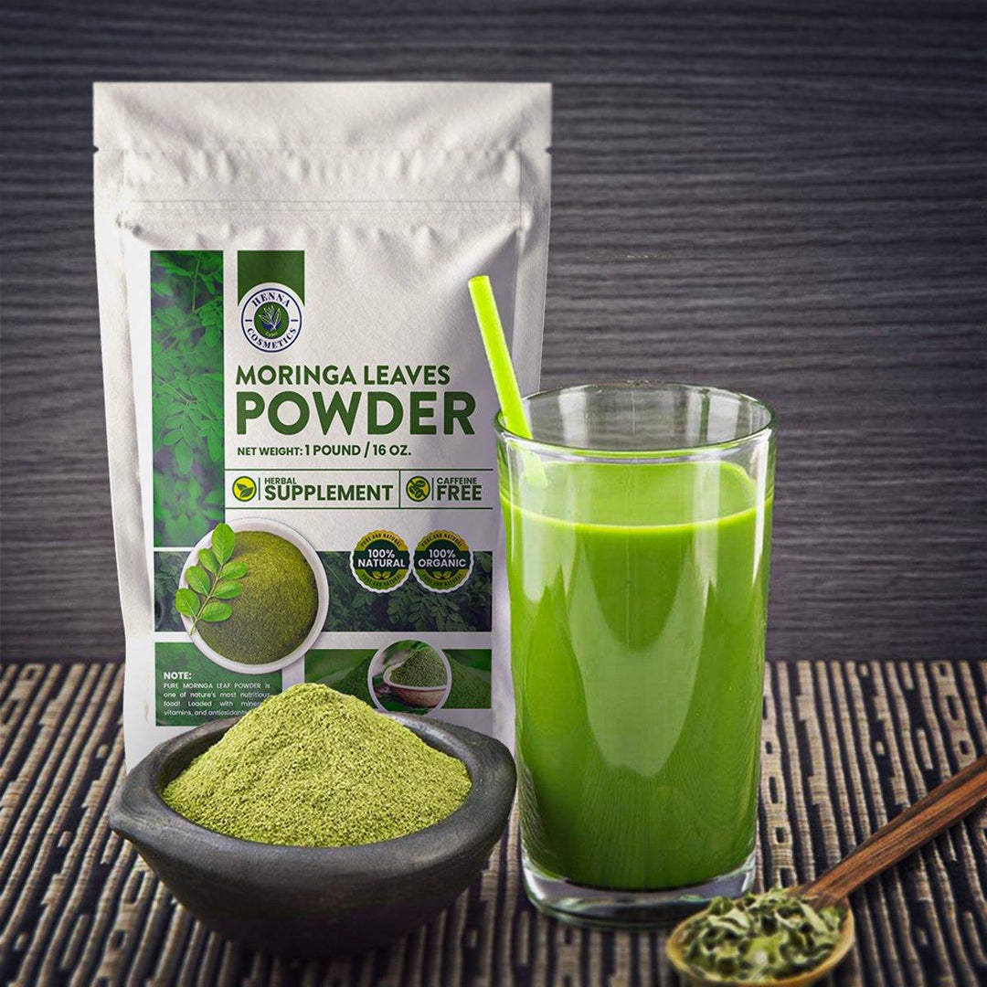 Moringa Powder for an Active Lifestyle - Henna Cosmetics