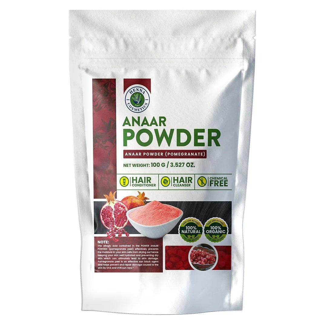 UNLOCK the Secret to Radiant Skin with Henna Cosmetics' Pure Pomegranate Peel Powder! - Henna Cosmetics