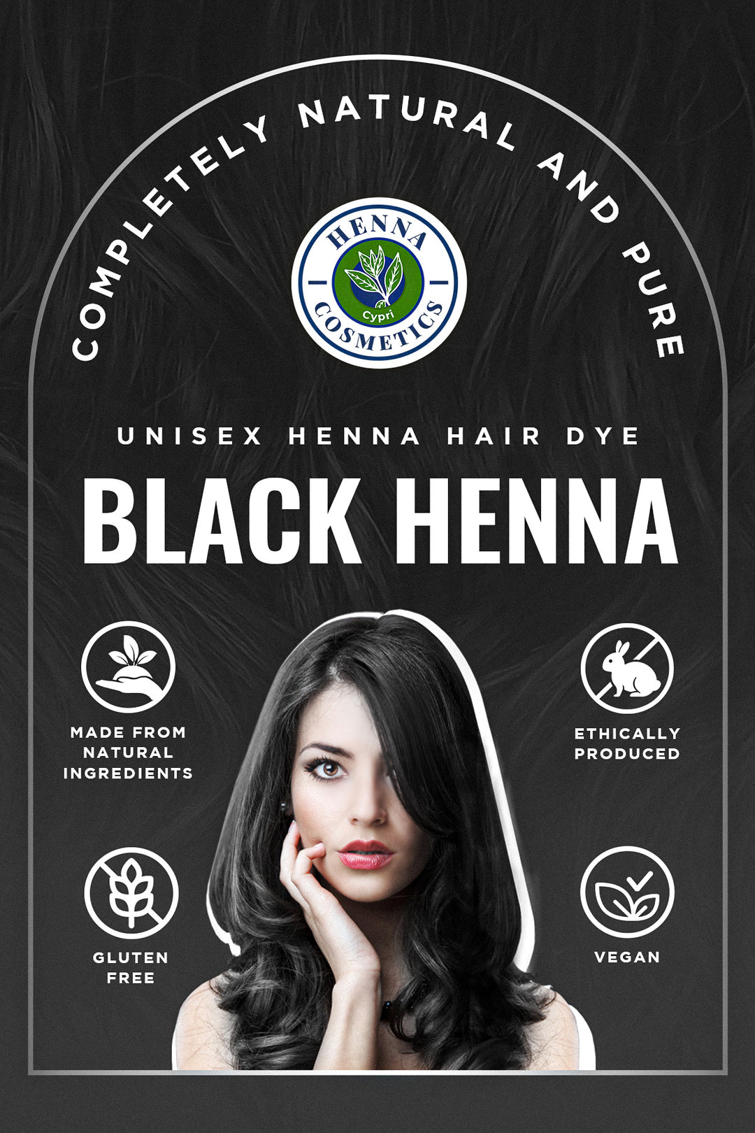 100% Natural Hair Dye Kit | Vibrant Colors with Pure Henna & Herbal Mix | Ammonia-Free & Chemical-Free Hair Coloring