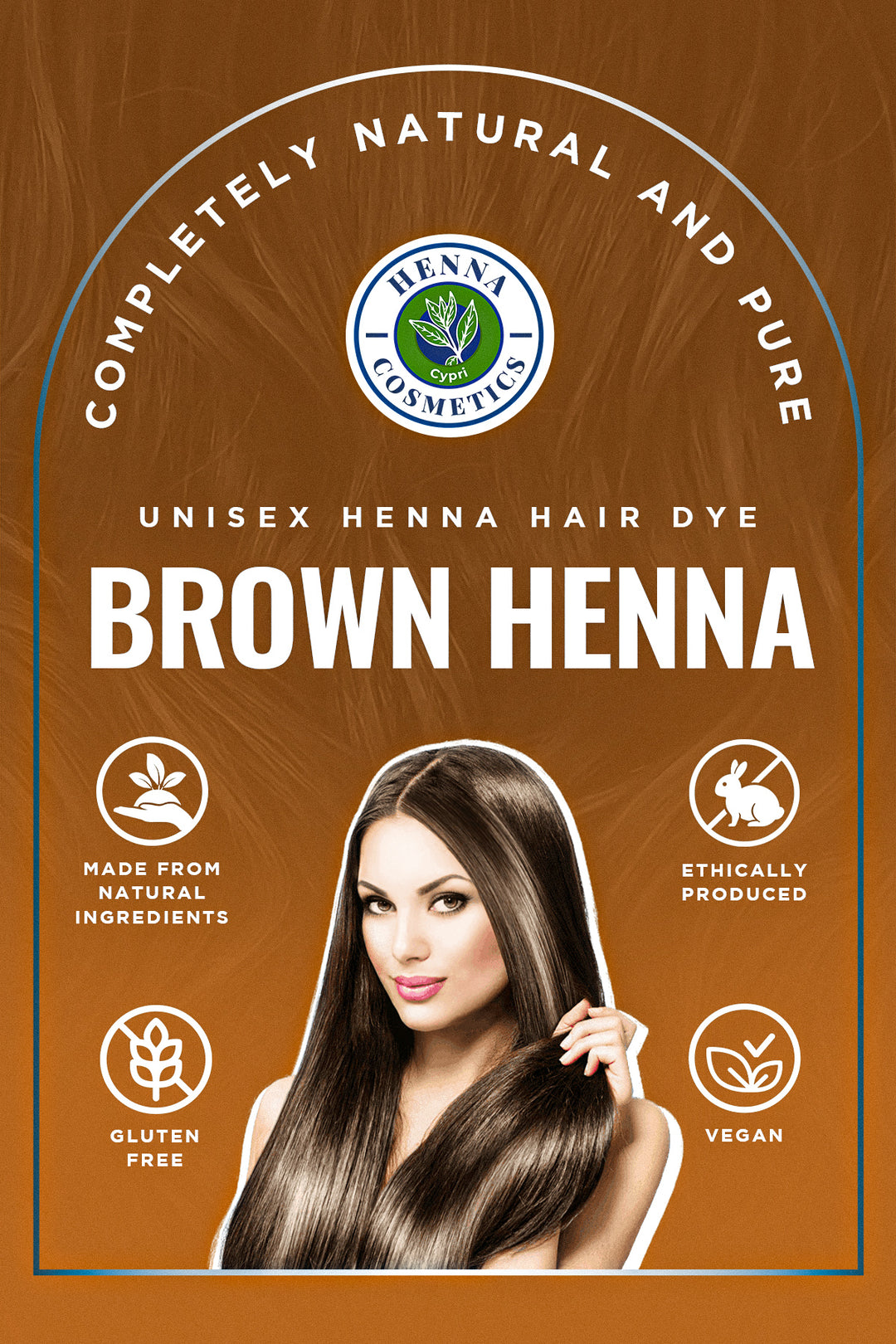 100% Natural Hair Dye Kit | Vibrant Colors with Pure Henna & Herbal Mix | Ammonia-Free & Chemical-Free Hair Coloring