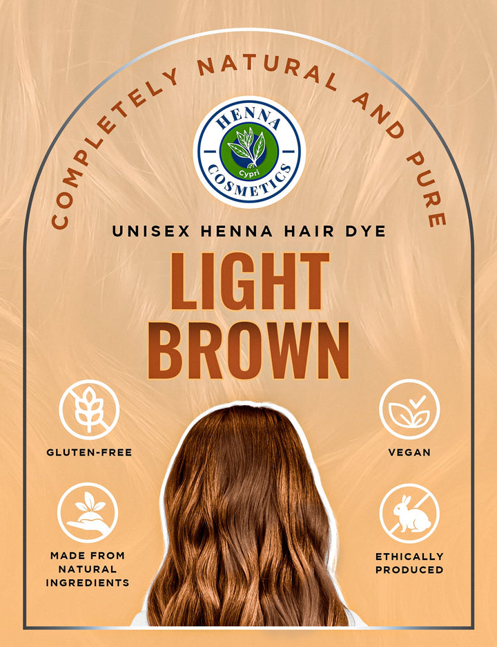 Henna Cosmetics Henna Hair Color & Beard Dye for Men | Orange Red Henna Powder for Hair | Organic Hair Dye without Chemicals 100 Grams+50 Grams Bonus Hair Dyes. - Henna Cosmetics